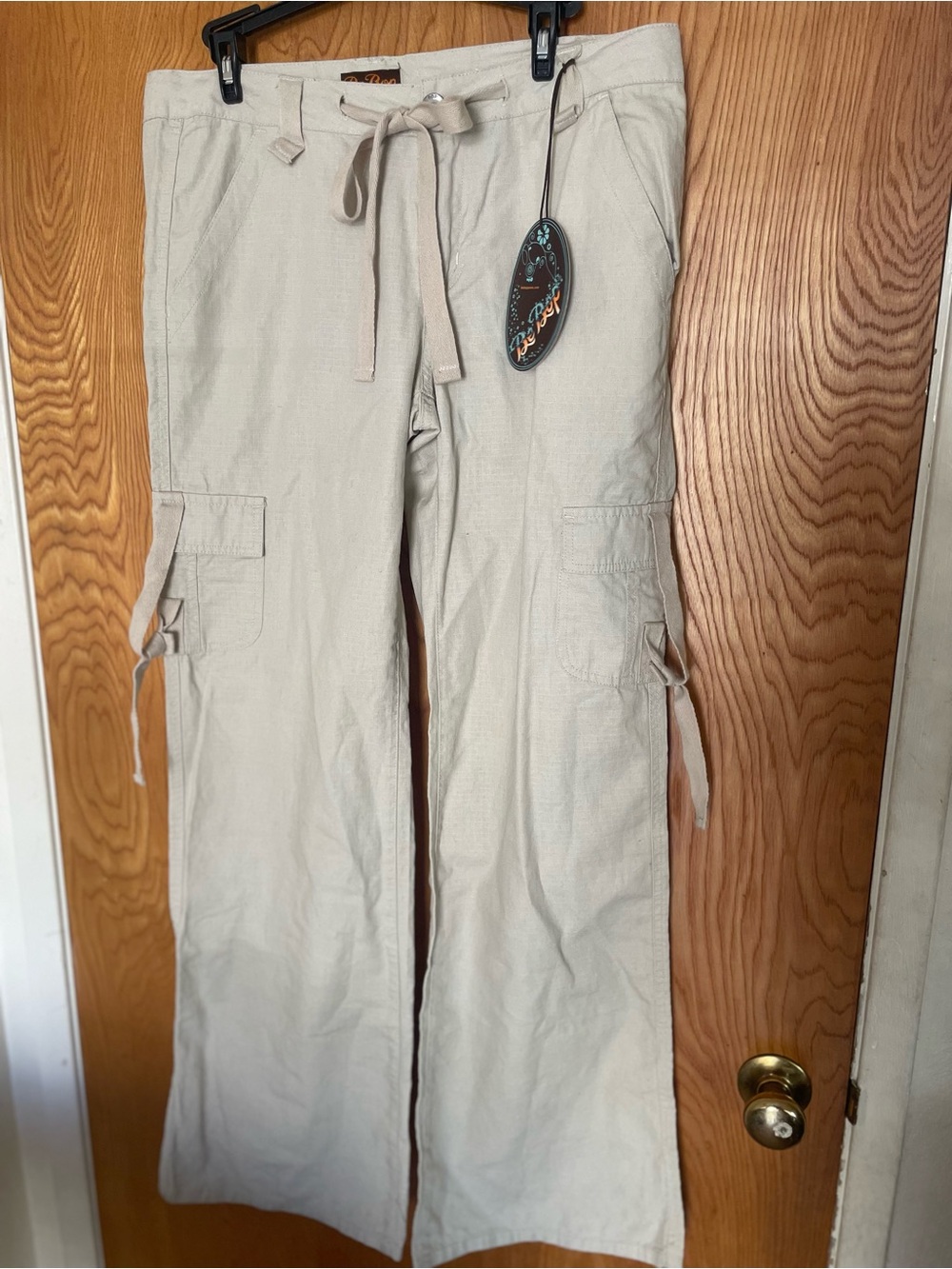 Vintage Be Bop Cargo Drawstring Pants - Casual Utility Style